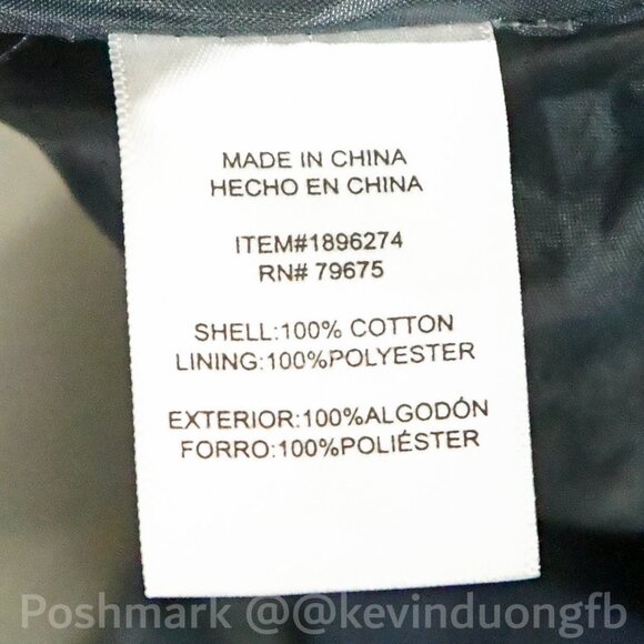 Lucky Brand mwn bomber jacket , Blue - Picture 7 of 8